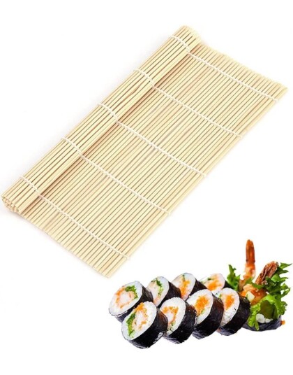 A Food Bamboo Sushi Maki Mat Matte til Sushi i Bambus 24 cm A Food Bamboo Sushi Maki Mat Matte til Sushi i Bambus 24 cm