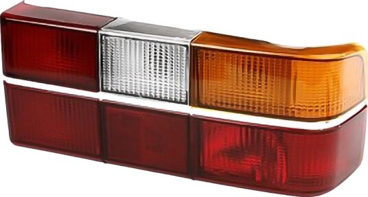 Baklys, krom stripe - rette Baklys, krom stripe - rette