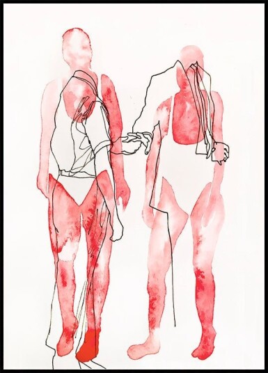 Suits Bathing Suits Plakat / 50x70cm