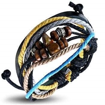 Læderarmbånd i fedt trendy design. Læderarmbånd i fedt trendy design.