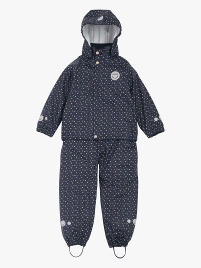 Viking Jolly Print Rain Set Kids Navy Navy 122 Viking Jolly Print Rain Set Kids Navy Navy 122