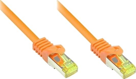 Rj45 Patchkabel Mitcat.7 Rohkabel Und Rastnasenschutz (Rns®) S/Ftp Pimf Halogenfrei 600Mhz Ofc Orange 50M Good Connections® (8070R-500O)