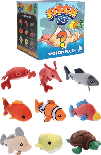 Roblox Fisch Kosedyr 10 cm Blandet Roblox Fisch Kosedyr 10 cm Blandet