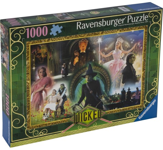 Ravensburger Wicked Puslespil 1000 brikker Pop Culture Ravensburger Wicked Puslespil 1000 brikker Pop Culture
