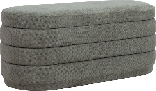 Benk HOME4YOU Hiro 104x44xh44 cm med oppbevaring Grønn grønn