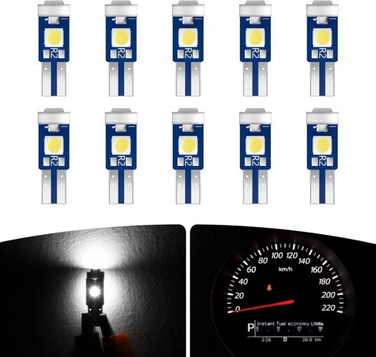 Tech Of Sweden 10x T5 slim 3x 3030 smd led hvit lampe