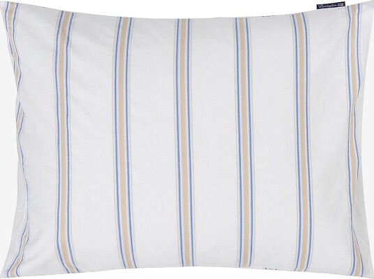 Lexington Putetrekk Dobby Striped Percale Blå Lexington Putetrekk Dobby Striped Percale Blå