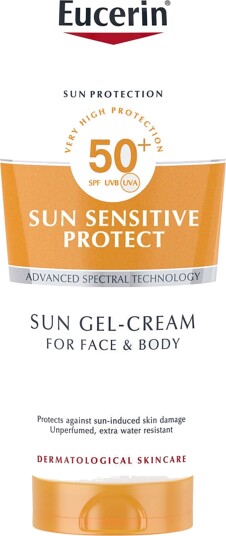 Eucerin Sun Sensitive Protect Gel Cream SPF50+ 200 ml Eucerin Sun Sensitive Protect Gel Cream SPF50+ 200 ml