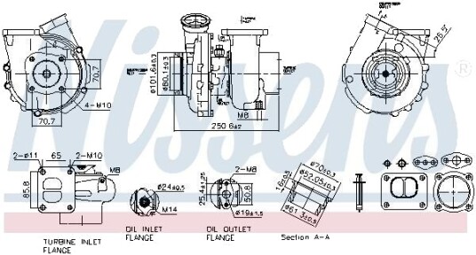 Turbolader NISSENS 93697