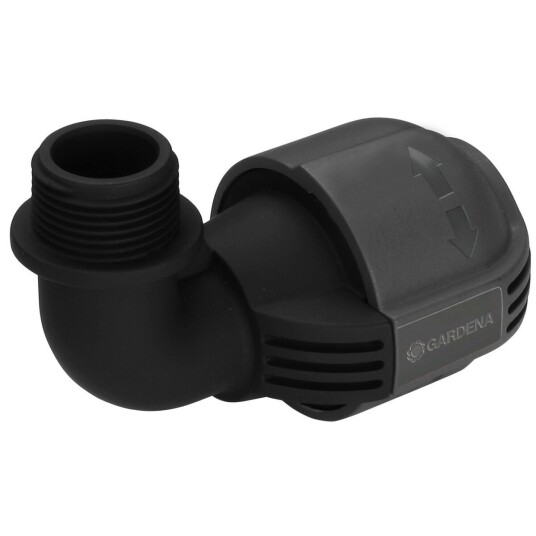 Gardena L-stykke 25 mm x 3/4" med hann-gjenger