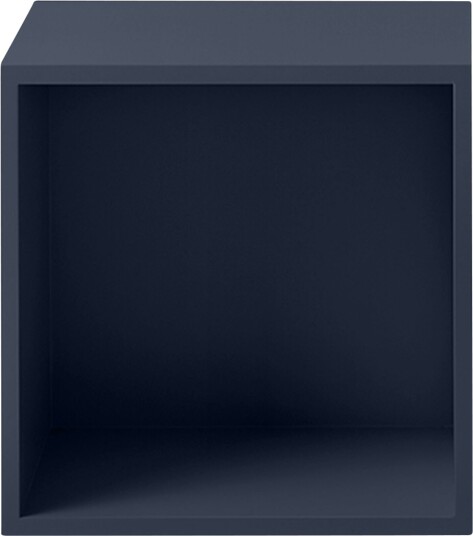 Muuto Stacked 2.0 Midnight Blue Medium Backboard Hyller & Hyllesystem Julien De Smedt Blå Mdf