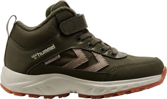 Hummel Vintersko Root Tex JR Bøk Hummel 27 Vinterstøvler Armygrønn Beige Hummel Vintersko Root Tex JR Bøk Hummel 27 Vinterstøvler Armygrønn Beige