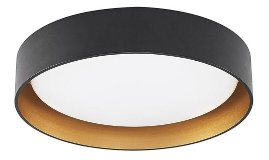 Lindby Gracjan LED-taklampe CCT svart gull Lindby Gracjan LED-taklampe CCT svart gull