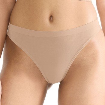 Sloggi Truser 2P GO Sense Tanga Briefs Beige modal Medium Dame