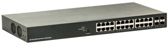 Barox Switch For 19" Og Bordmontering, 24X10/100/1000Tx Med Barox Switch For 19" Og Bordmontering, 24X10/100/1000Tx Med