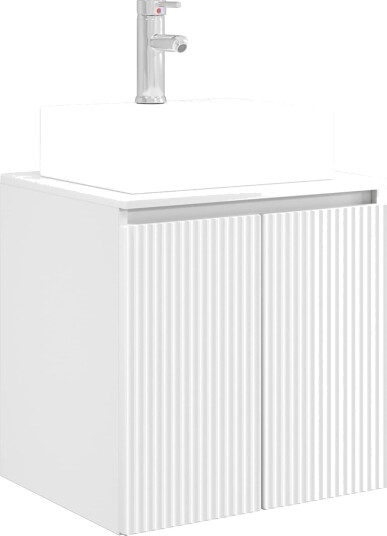  Vegghengt vaskeservant Hvit 49,5 x 41 x 62,5 cm Konstruert tre