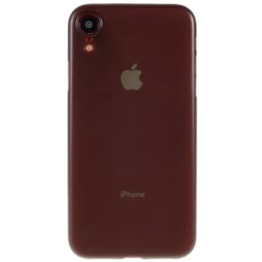 EIDERWOOD iPhone XR Tynt Plast Deksel - Gjennomsiktig / Svart