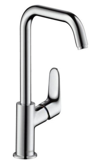 Hansgrohe Focus 240 servantbatteri Med oppløft og svingtut, Krom Hansgrohe Focus 240 servantbatteri Med oppløft og svingtut, Krom