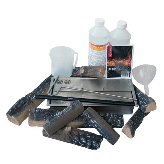 Scandiflames Gjør-det-selv biopeis kit Tre