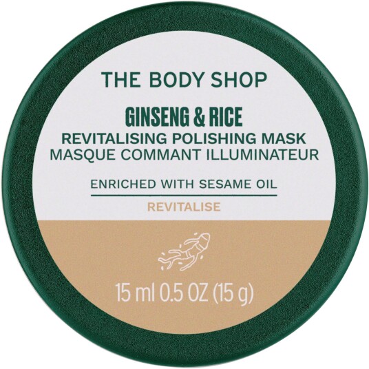 The Body Shop Ginseng & Rice Revitalising Polishing Mask 15 ml The Body Shop Ginseng & Rice Revitalising Polishing Mask 15 ml