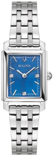 Bulova Dameklokke 96P245 Sutton Blå/Stål Bulova Dameklokke 96P245 Sutton Blå/Stål