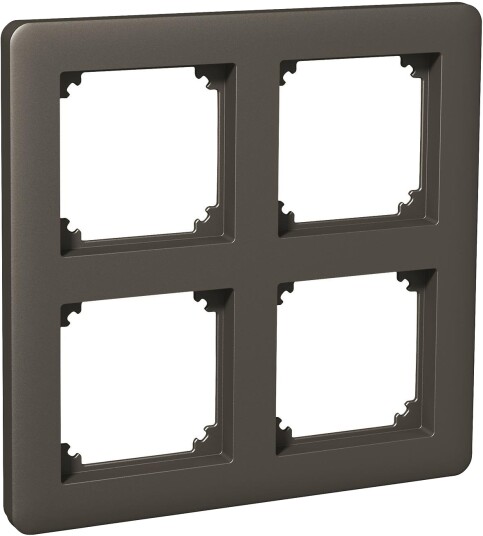 Schneider Electric Kombinasjonsramme Antrasitt 2 x 2 Rom