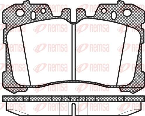 Bremseklosser REMSA 1320.00 Bremseklosser REMSA 1320.00