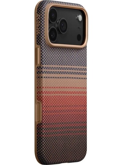 PITAKA Aramid UltraGuard Mobildeksel i Fargen Sunset til iPhone 17 Pro PITAKA Aramid UltraGuard Mobildeksel i Fargen Sunset til iPhone 17 Pro