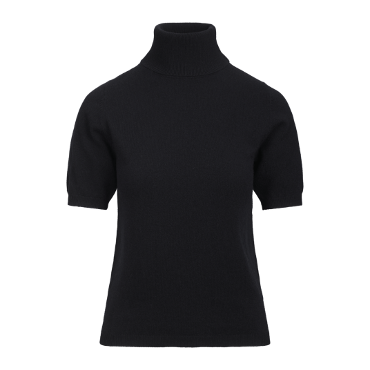 Mertina SS Turtleneck Black S SS merino turtle neck