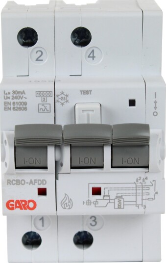 Garo Personvernbryter RCBO-AFDD 2P C16A 3 Poler C16A