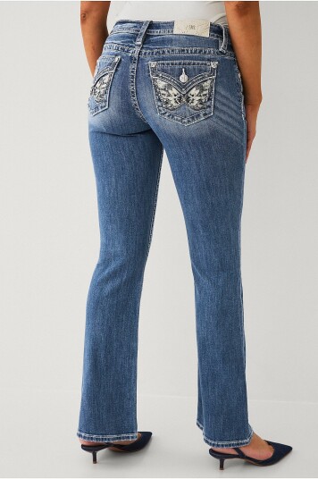 Miss Me Jeans Angellica Bootcut Jeans Blå