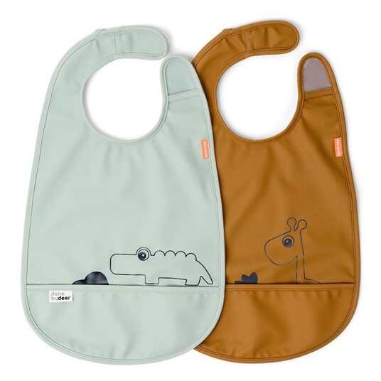 Done By Deer Smekke 2-pakk Deer friends Mustard/Green