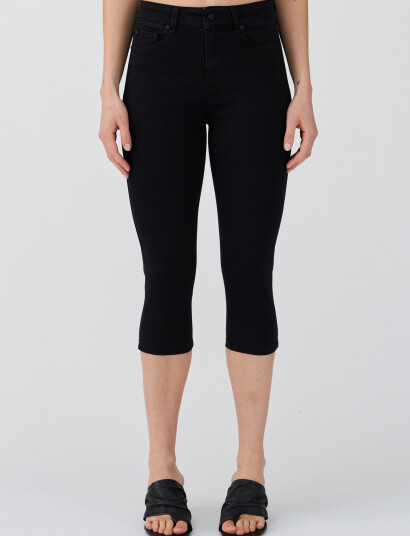 IVY Copenhagen Ivy-Alexa Capri Jeans Wash Cool Exc - Black - 28