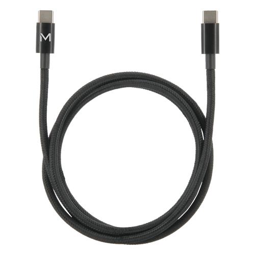 Mobilis Kabel USB-C Til USB-C 1m 100W Sort Mobilis Kabel USB-C Til USB-C 1m 100W Sort