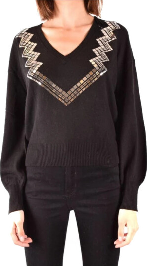 Pinko Dame Strikkevarer Svart M,