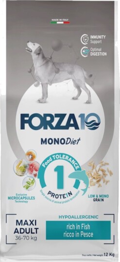 Forza10 Diet Dog Tørrfôr Forza 10 Maxi Diet Med Fisk 2 X 12 kg