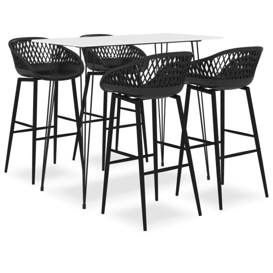  Barsett 5 deler hvit og svart 8720286172469