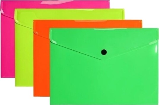 Biurfol Konvoluttmappe A5 Pp Neon 10 Stk Biurfol Konvoluttmappe A5 Pp Neon 10 Stk