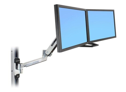 Ergotron Dual Monitor & Handle Kit - mounting kit Ergotron Dual Monitor & Handle Kit - mounting kit