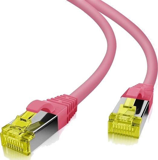 Helos S/Ftp Pimf Cat 6A 10M 10 M Cat6a S/Ftp S-Stp Rj-45 Rj-45 Fiolblå