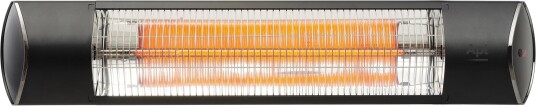 Apt 2000W veggmontert terassevarmer hotspot (sort)
