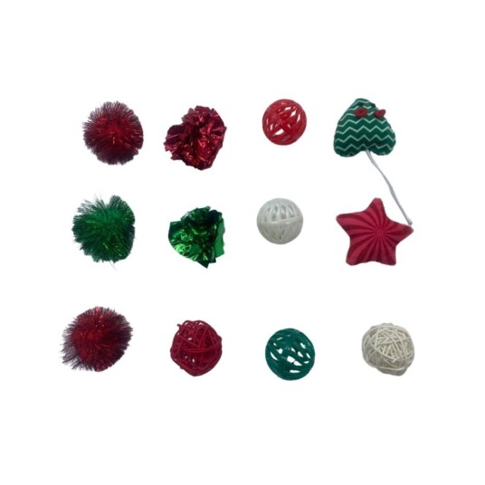 Meow&Me Happy Holidays Julestrømpe Med 12 Leker Meow&Me Happy Holidays Julestrømpe Med 12 Leker