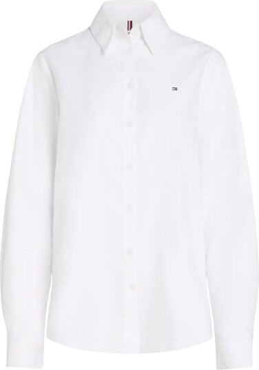 Tommy Hilfiger Oxford Relaxed Ls Shirt White 42