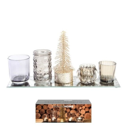 DGA Christmas tray w/tea lights 14651082 DGA Christmas tray w/tea lights 14651082