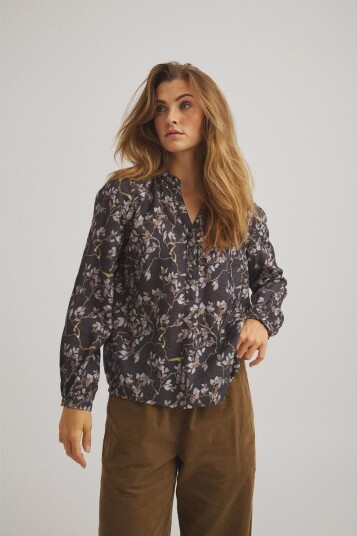 Luxzuz Ansiga Blouse Grey S