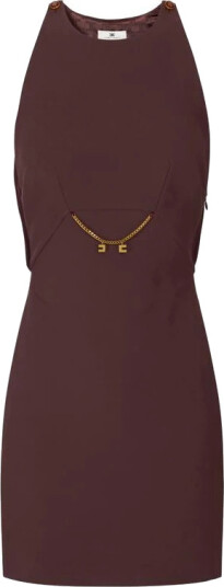 Elisabetta Franchi Dame Kjoler Brun L, Elisabetta Franchi Dame Kjoler Brun L,