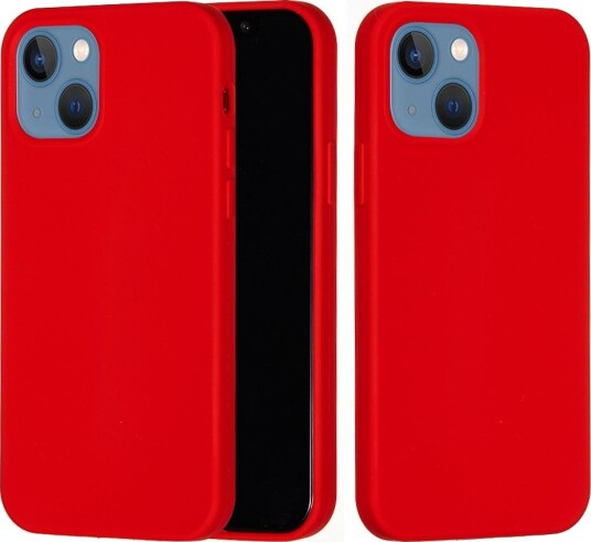 Trolsk Mobildeksel Myk Silikon Svart (iPhone 15) Rød