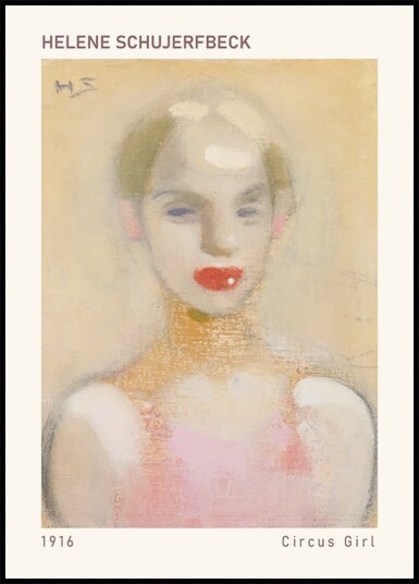 Circus Girl Helene Schjerfbeck Plakat Plakat / 40x50cm