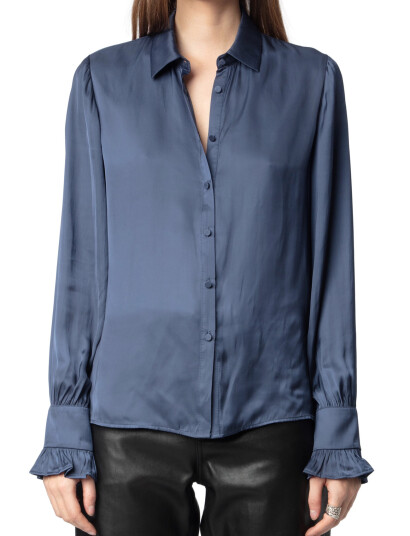 Zadig & Voltaire Thely Satin - Navy - L