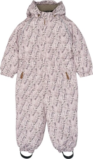 mikk-line Polyester Junior Suit Aop Floral Grey 128
